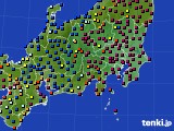 関東・甲信地方のアメダス実況(日照時間)(2025年06月22日)